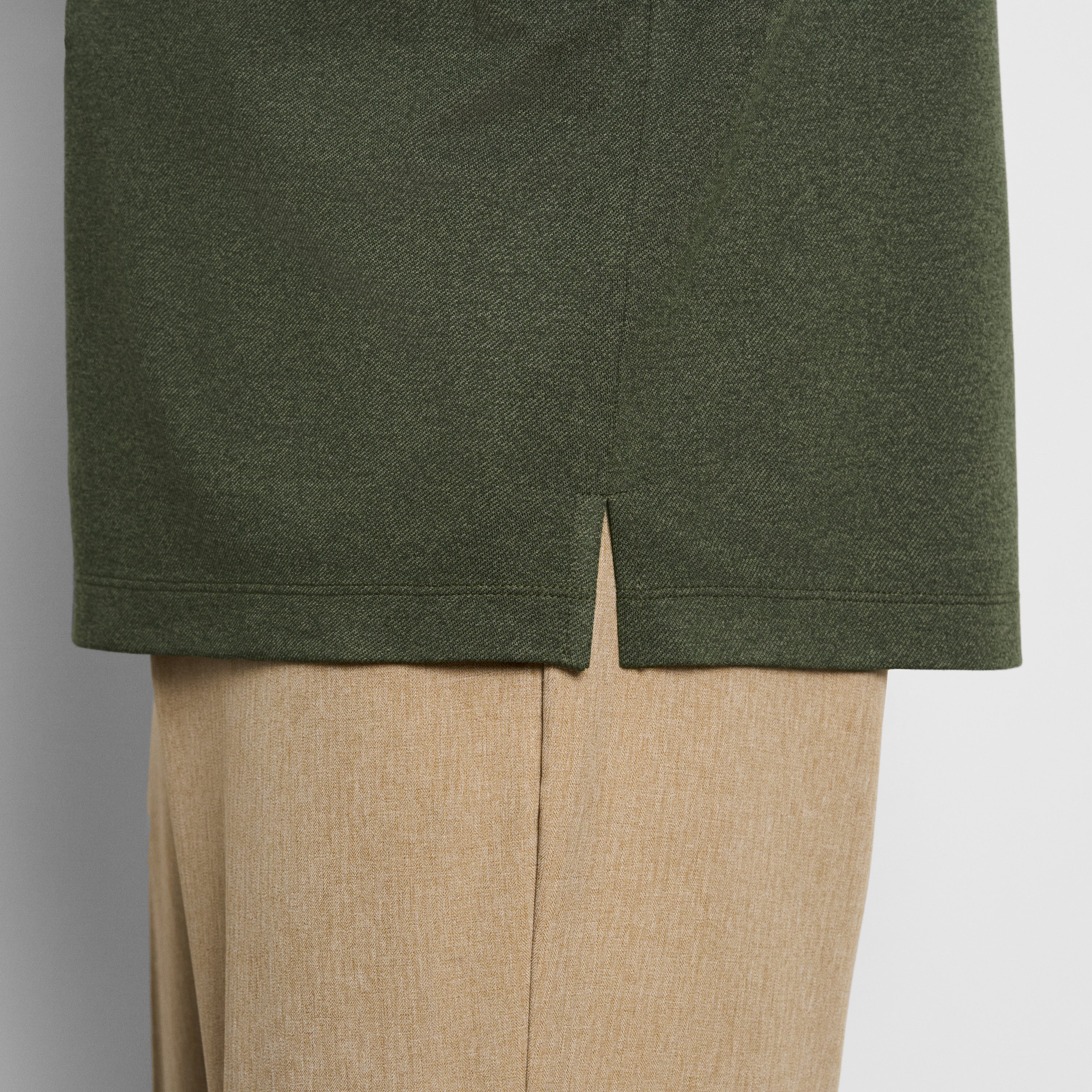 Performance Twill Long Sleeve Polo