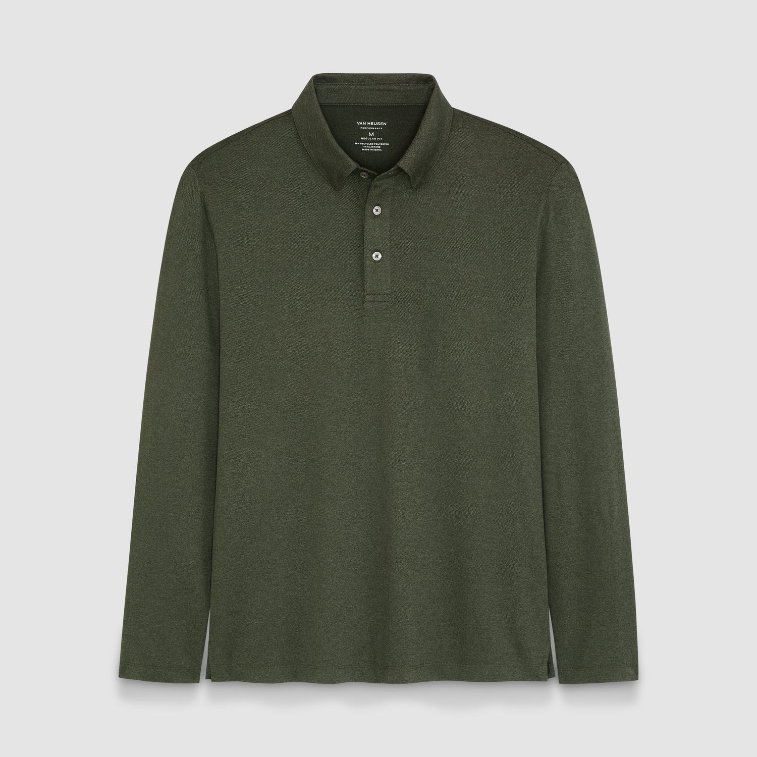 Performance Twill Long Sleeve Polo