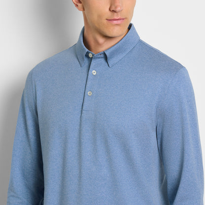 Performance Twill Long Sleeve Polo