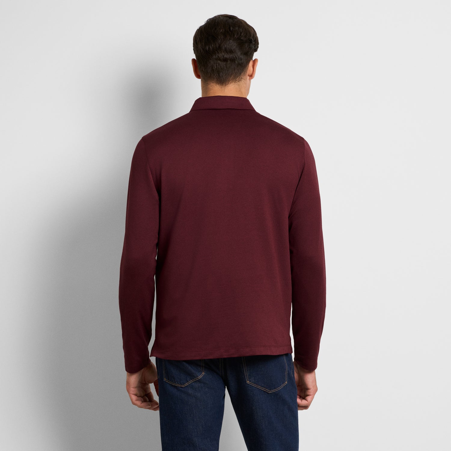 Performance Twill Long Sleeve Polo