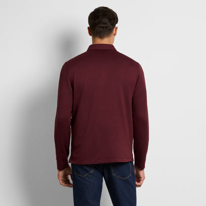 Performance Twill Long Sleeve Polo