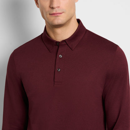Performance Twill Long Sleeve Polo