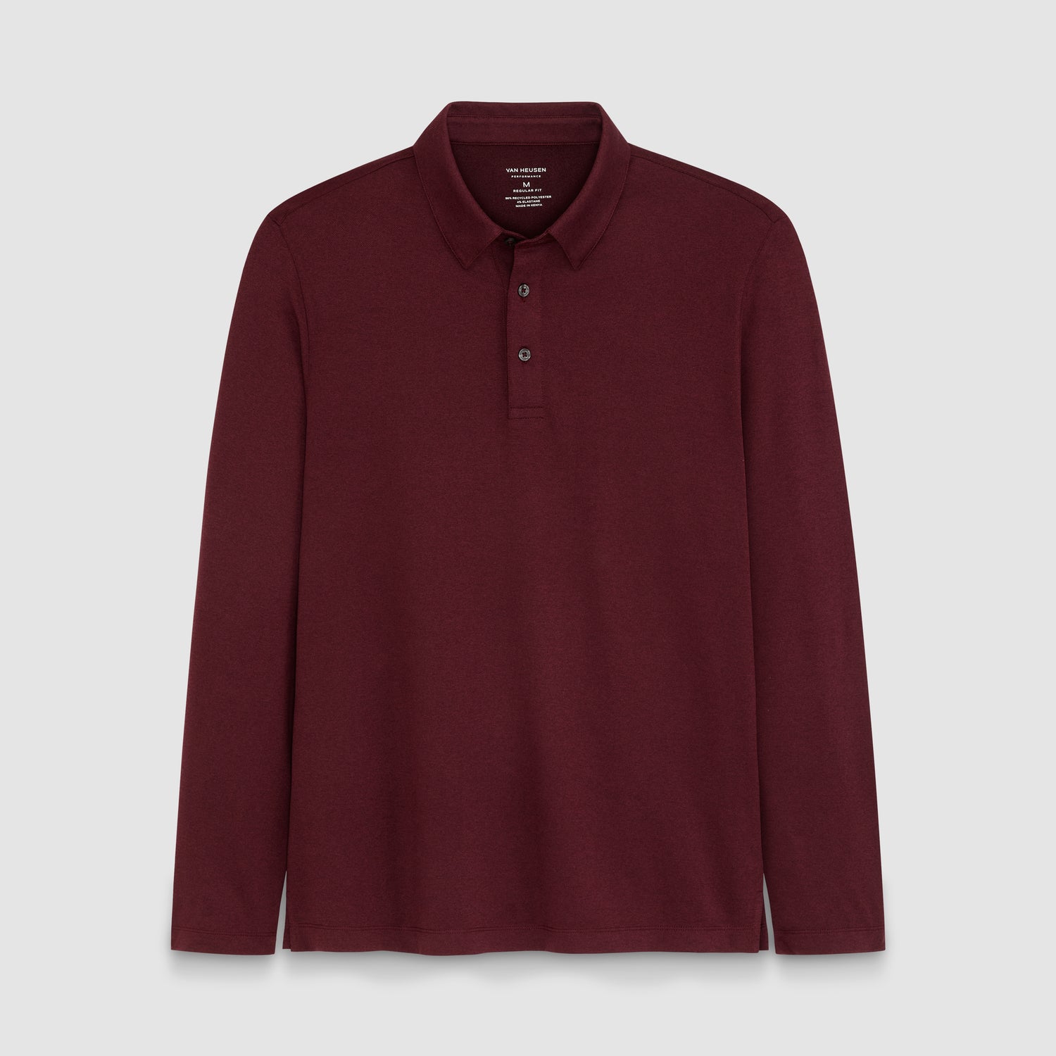 Performance Twill Long Sleeve Polo