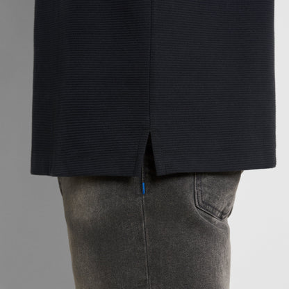 Regular Fit Essential Ottoman Blocked Long Sleeve Polo