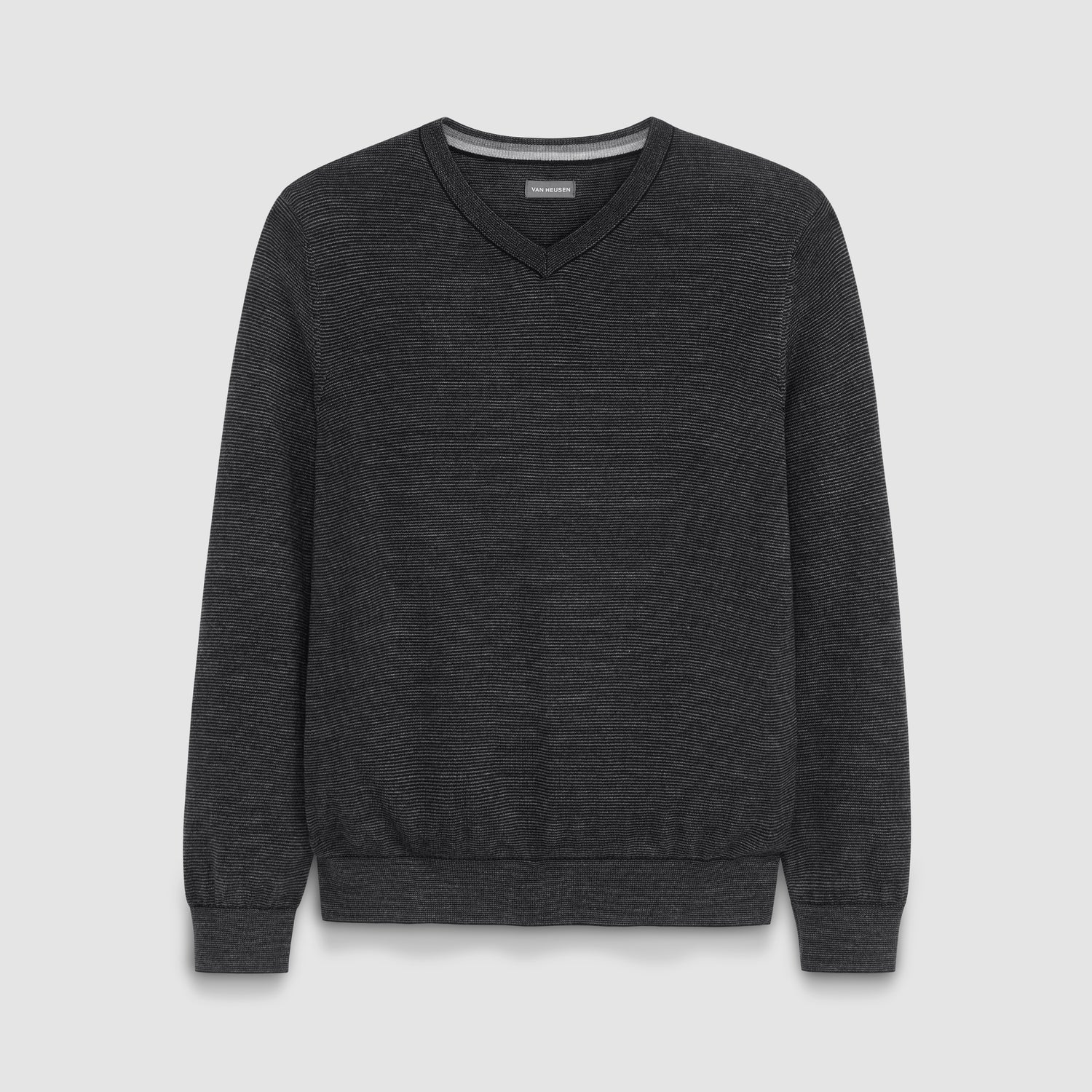 Essential End on End Long Sleeve V-Neck Sweater