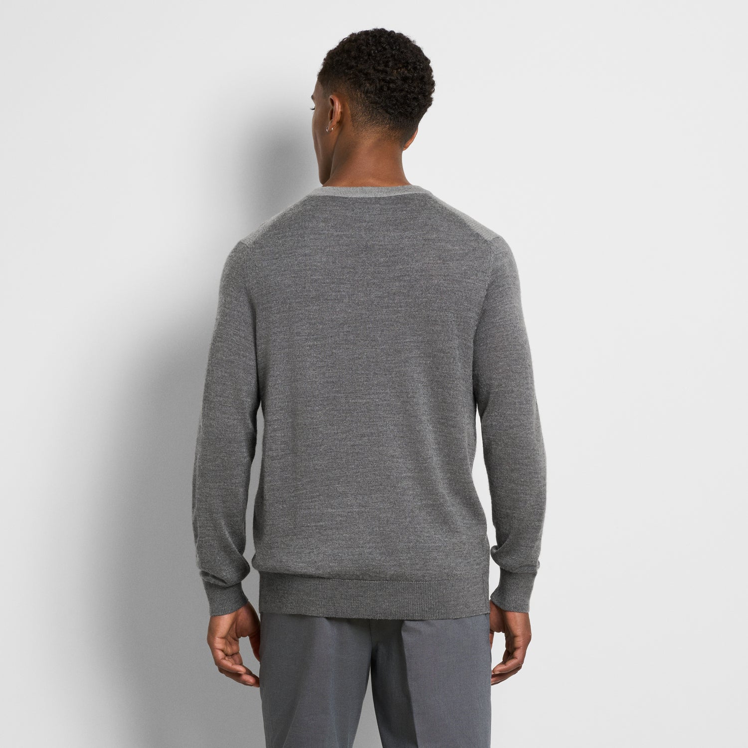 Essential Ski Stripe Long Sleeve Crewneck Sweater