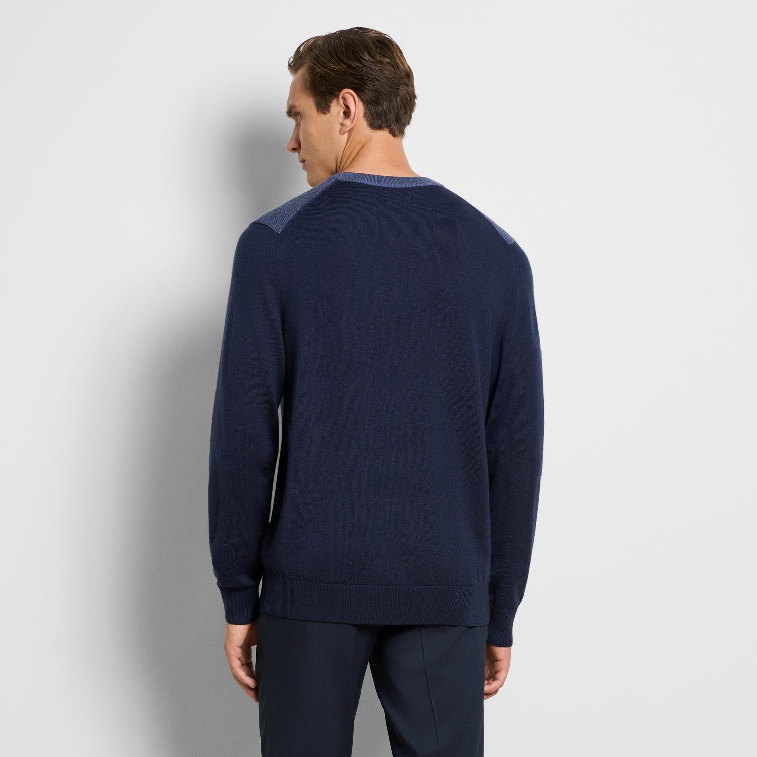 Essential Ski Stripe Long Sleeve Crewneck Sweater