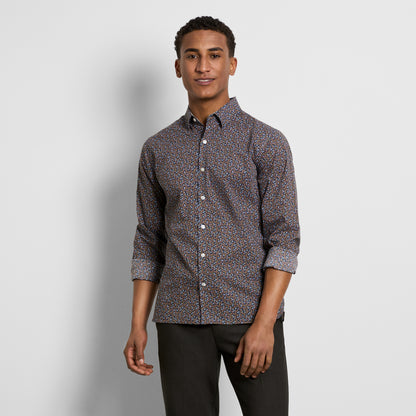 Cronbie Long Sleeve Shirt Stain Shield Shirt Floral Print - Slim Fit Van Heusen Cronbie Long Sleeve Shirt Stain Shield Shirt Floral Print - Slim Fit Van Heusen