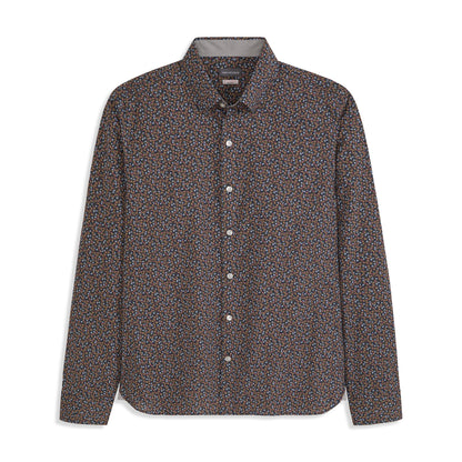 Cronbie Long Sleeve Shirt Stain Shield Shirt Floral Printt - Slim Fit