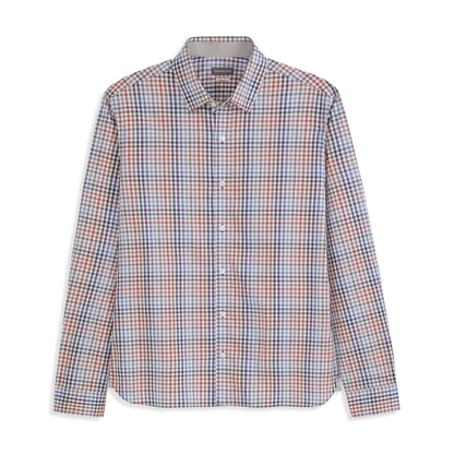 Cronbie Long Sleeve Stain Shield Shirt Tattersall Print - Slim Fit