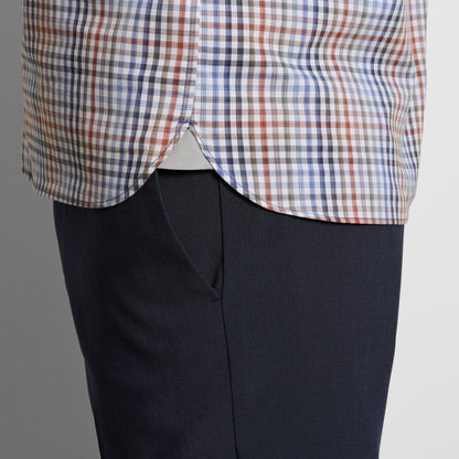 Cronbie Long Sleeve Stain Shield Shirt Tattersall Print - Slim Fit