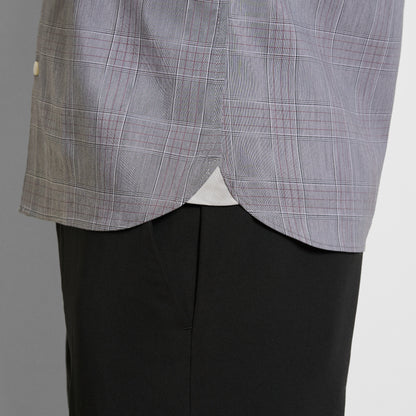 Cronbie Everyday Defense Stain Shield End on End Plaid Long Sleeve Shirt - Slim Fit