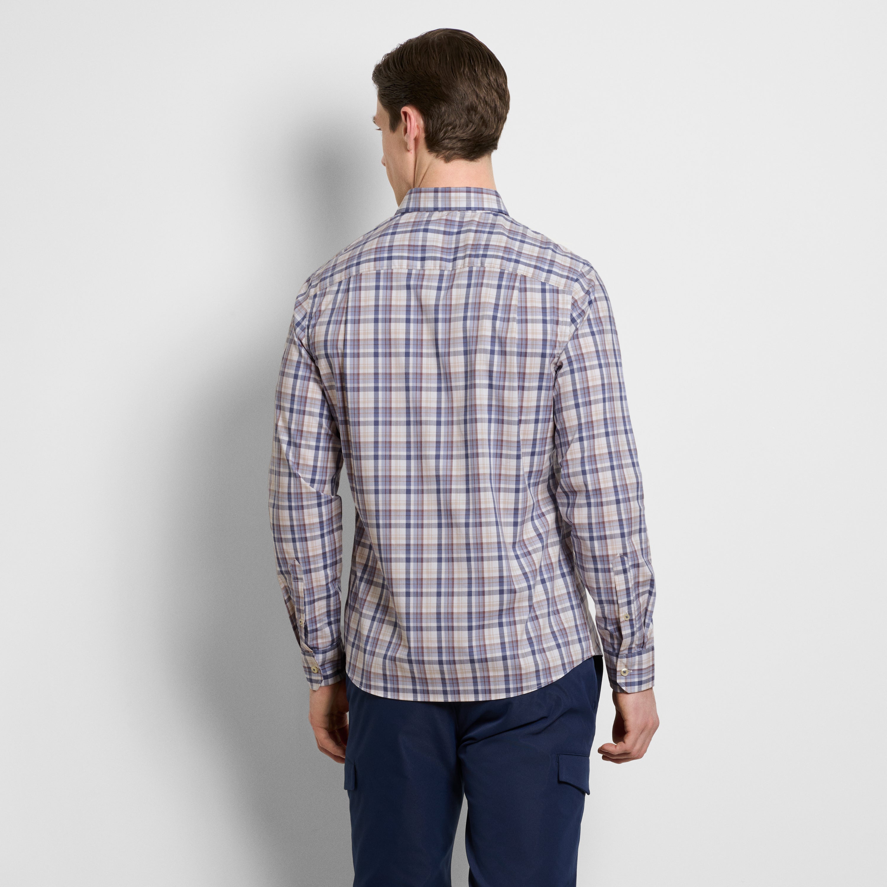 Originals Long Sleeve Easy Plaid Print - Slim Fit