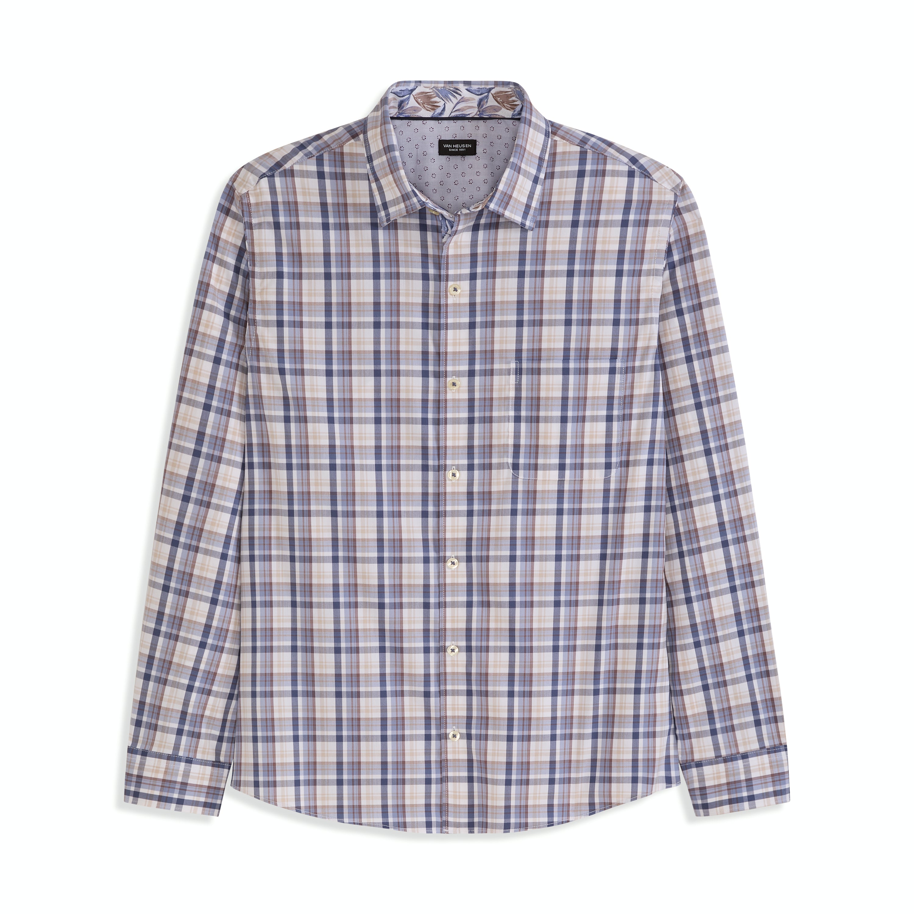 Originals Long Sleeve Easy Plaid Print - Slim Fit