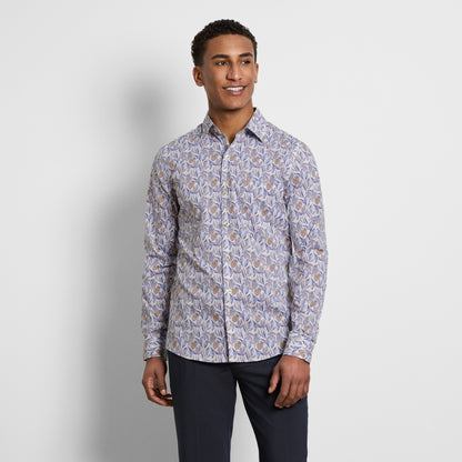 Originals Long Sleeve Halogen Print - Slim Fit
