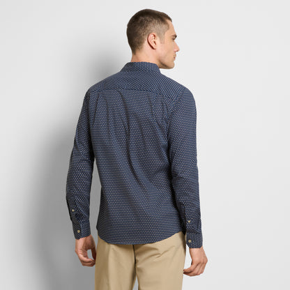 Originals Dot Print Long Sleeve Shirt - Slim Fit
