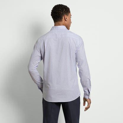 Originals Long Sleeve Shirt Stripe Dot Print - Slim Fit