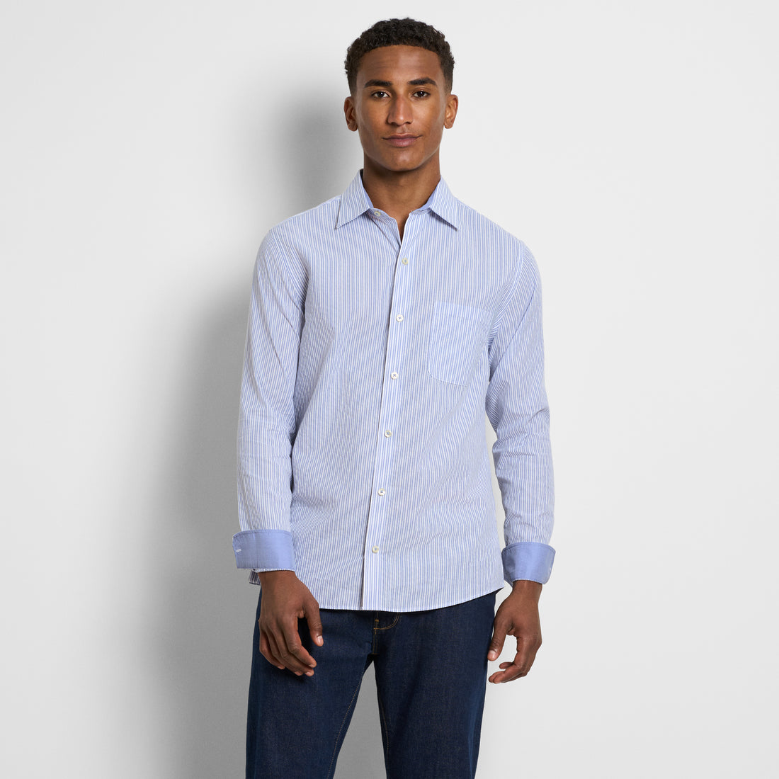 Originals Chenille Print Long Sleeve Shirt - Slim Fit