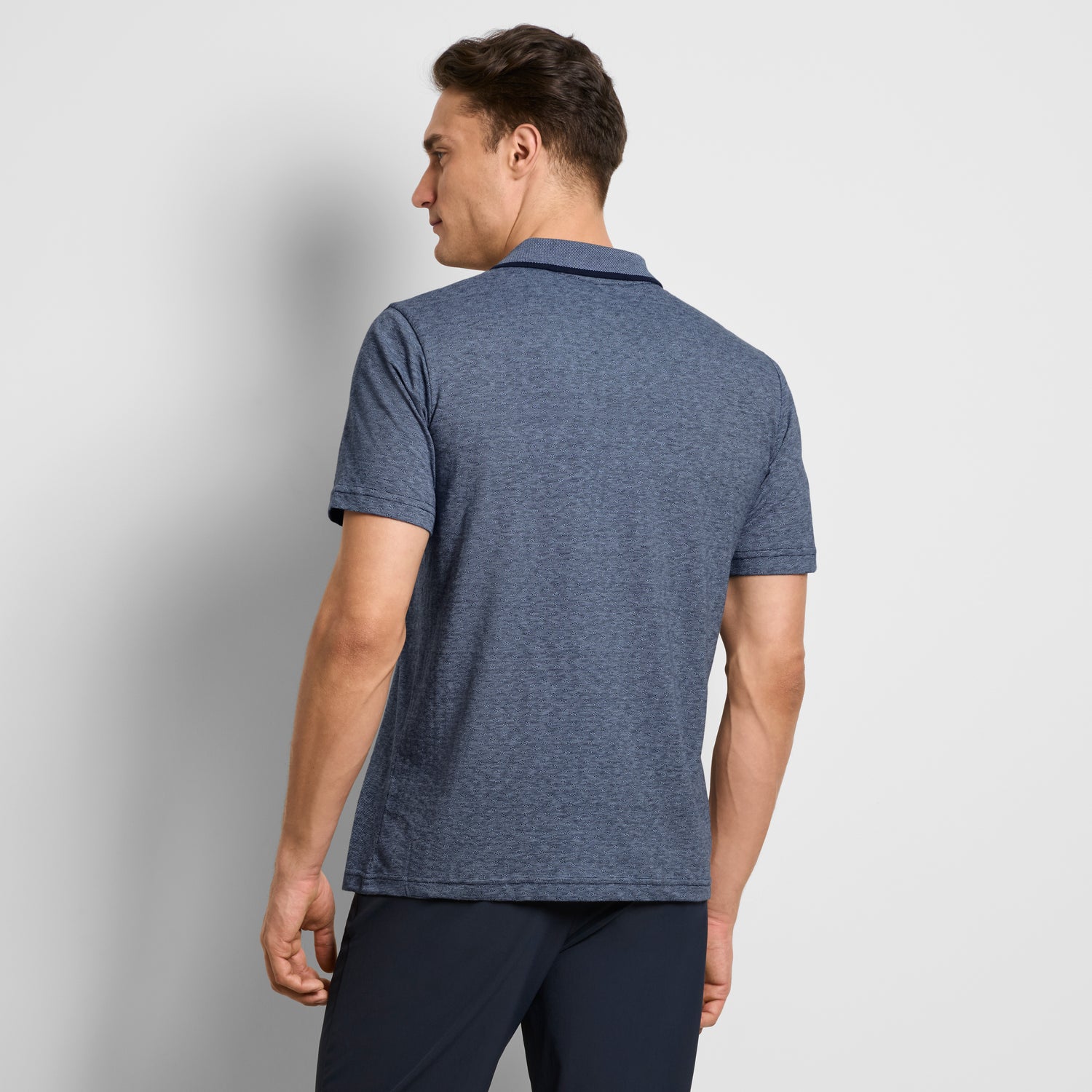 Essential Jacquard Short Sleeve Polo