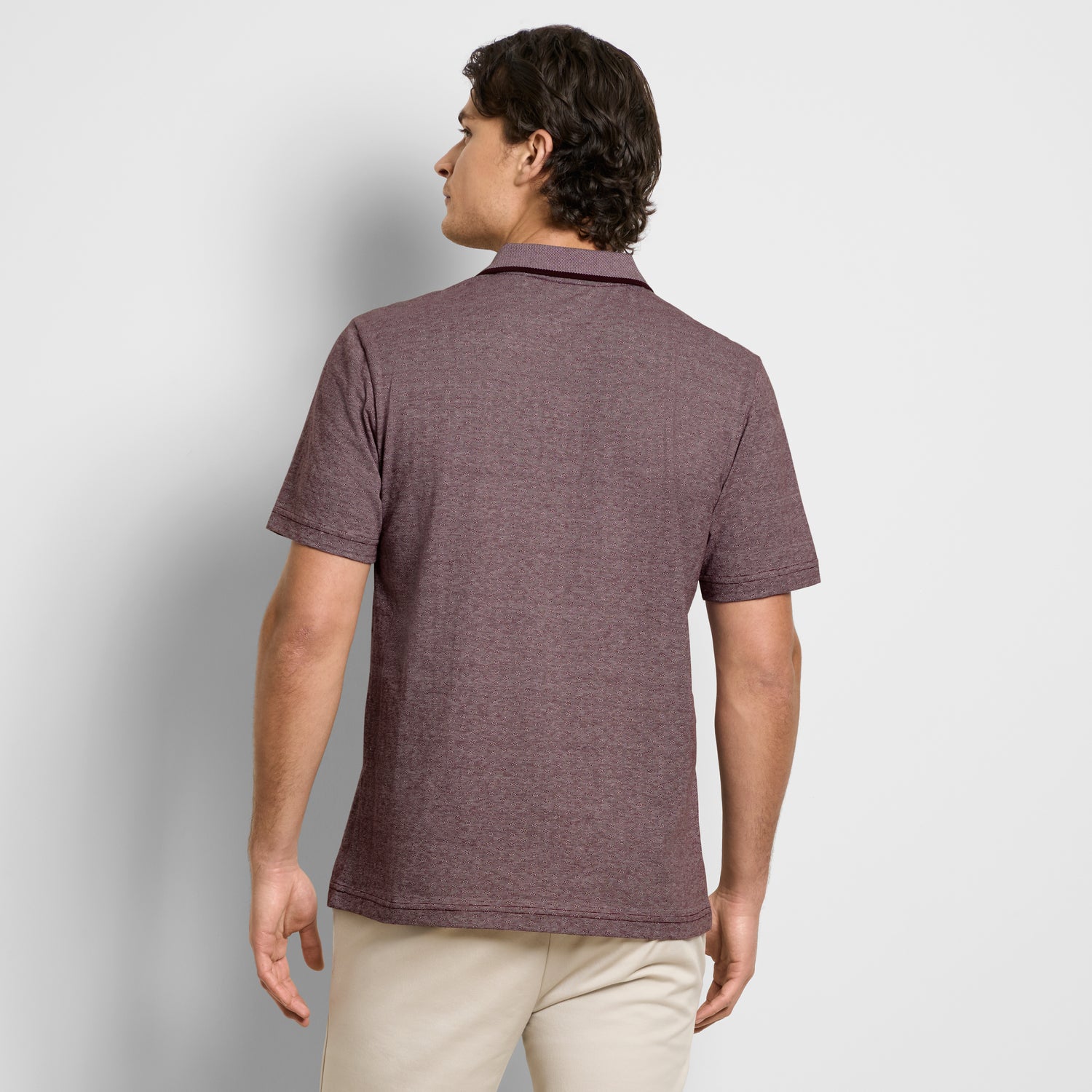 Essential Jacquard Short Sleeve Polo