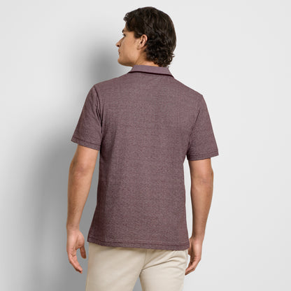 Essential Jacquard Short Sleeve Polo