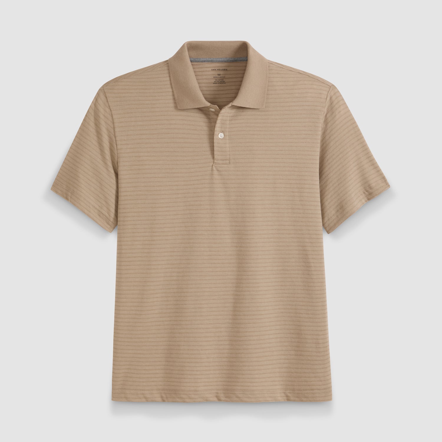 Essential Feeder Stripe Textured Short Sleeve Polo
