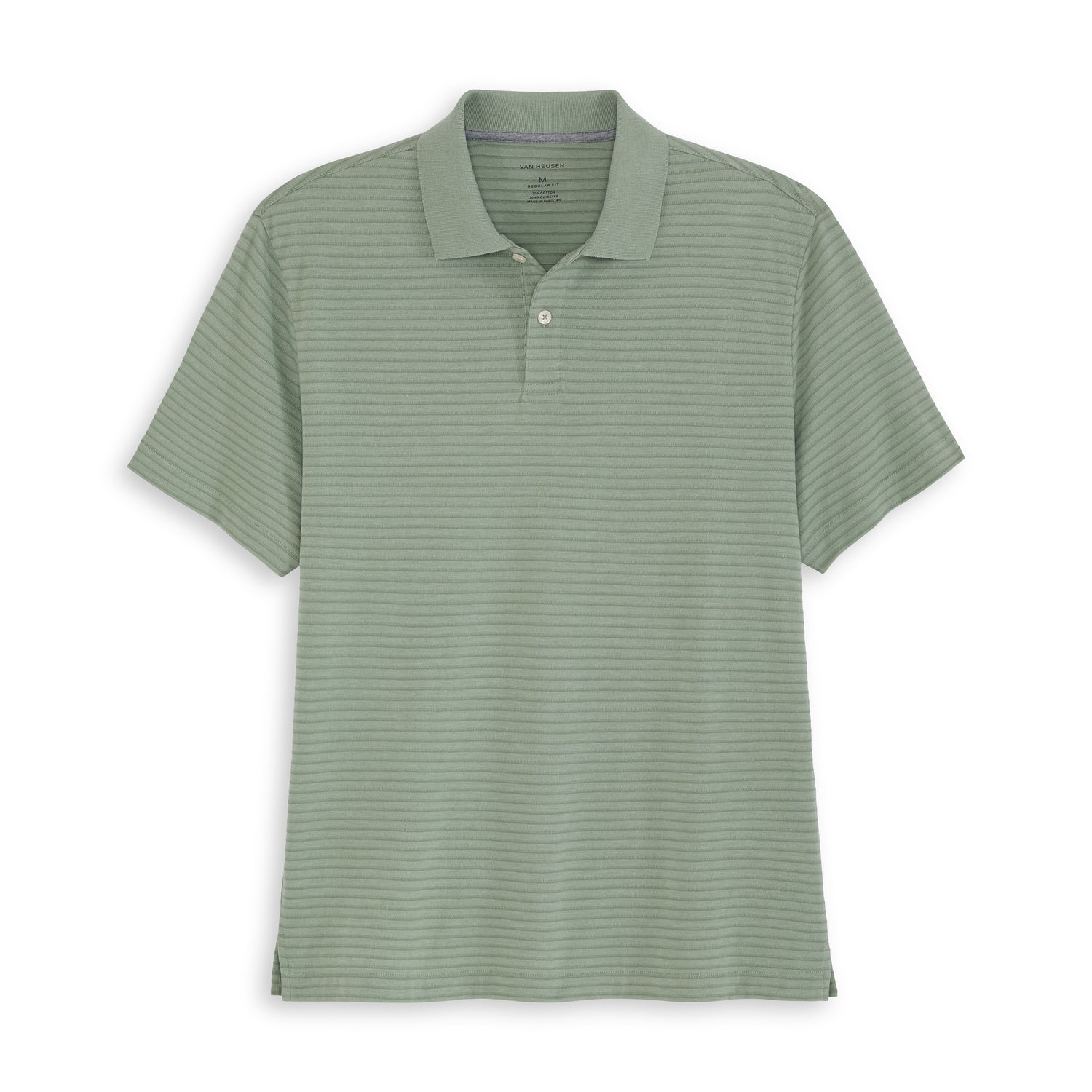 Essential Feeder Stripe Textured Short Sleeve Polo