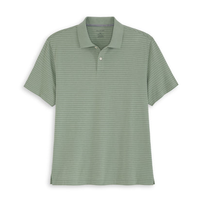 Essential Feeder Stripe Textured Short Sleeve Polo
