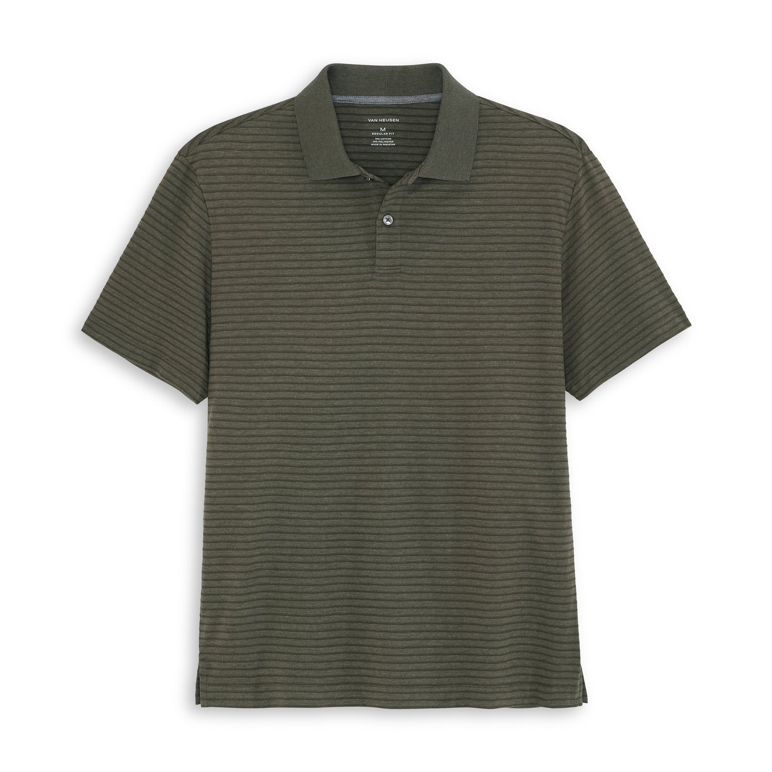 Essential Feeder Stripe Textured Short Sleeve Polo