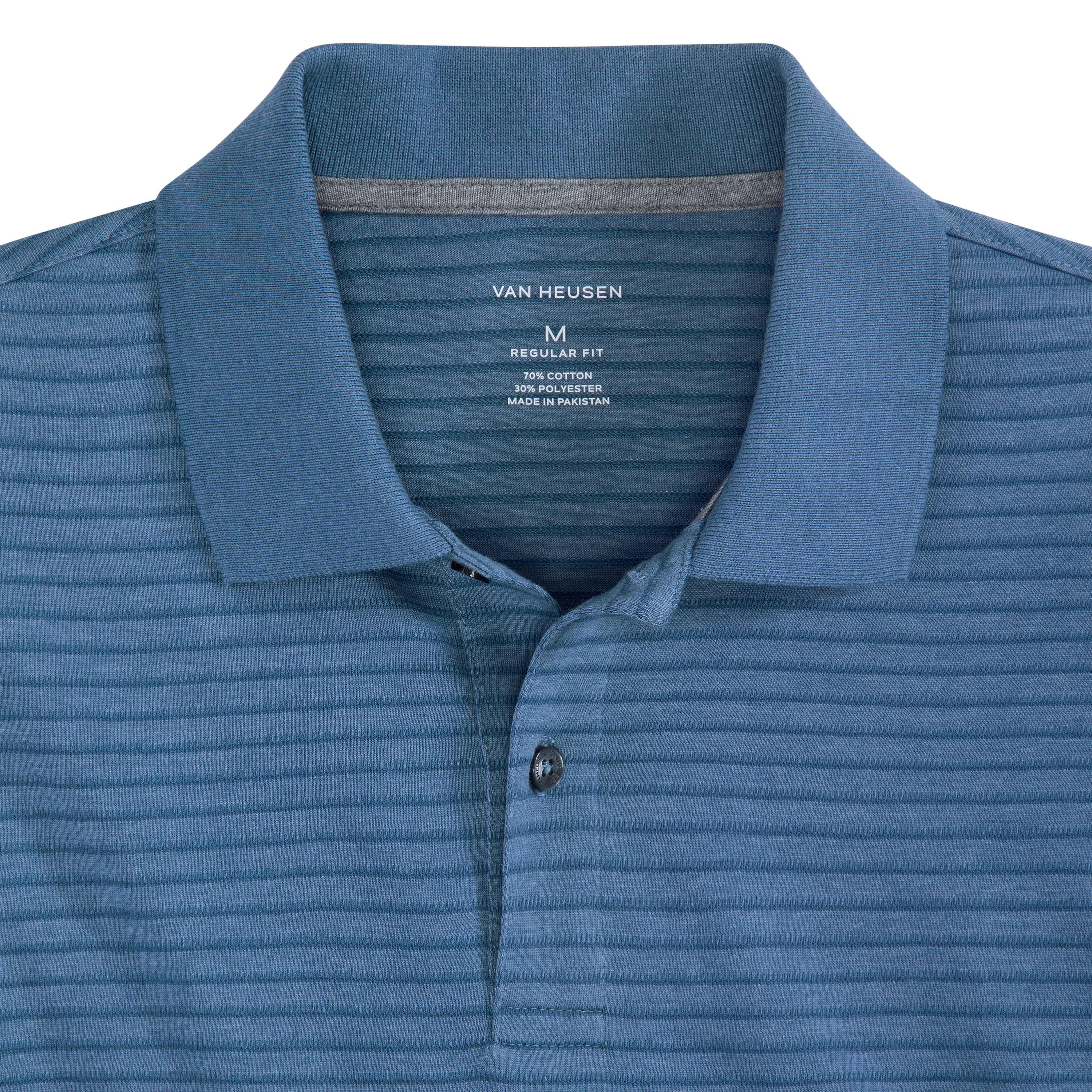 Essential Feeder Stripe Textured Short Sleeve Polo