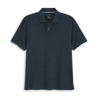 Essential Feeder Stripe Textured Short Sleeve Polo
