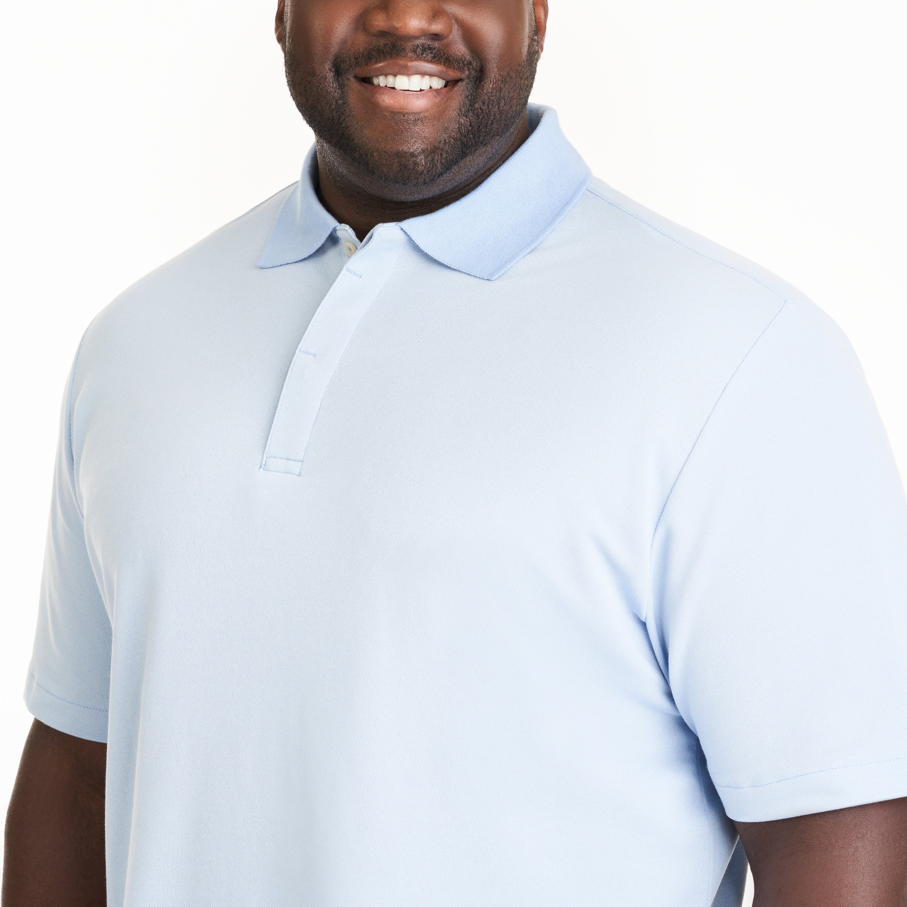 Essential Stain Shield Honeycomb Polo - Big &amp; Tall