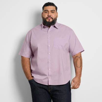 Folsen Short Sleeve Stain Shield Solid - Big &amp; Tall