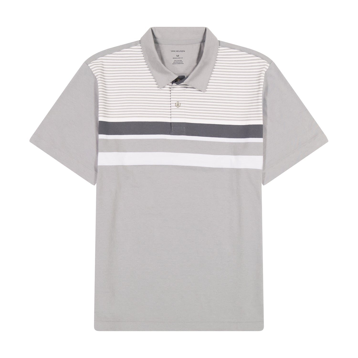 Essential Multi Stripe Cotton Jersey Short Sleeve Polo