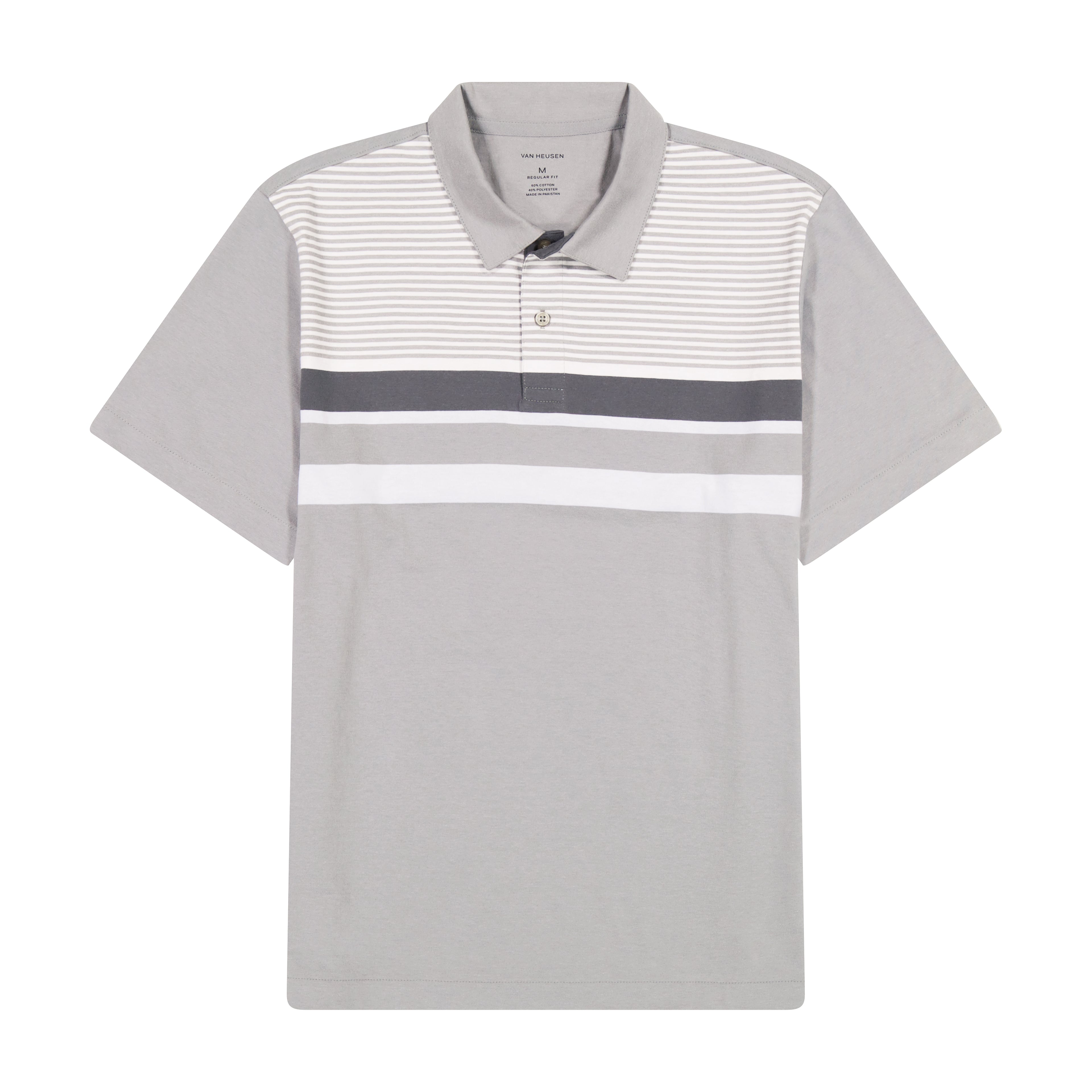 Essential Multi Stripe Cotton Jersey Short Sleeve Polo