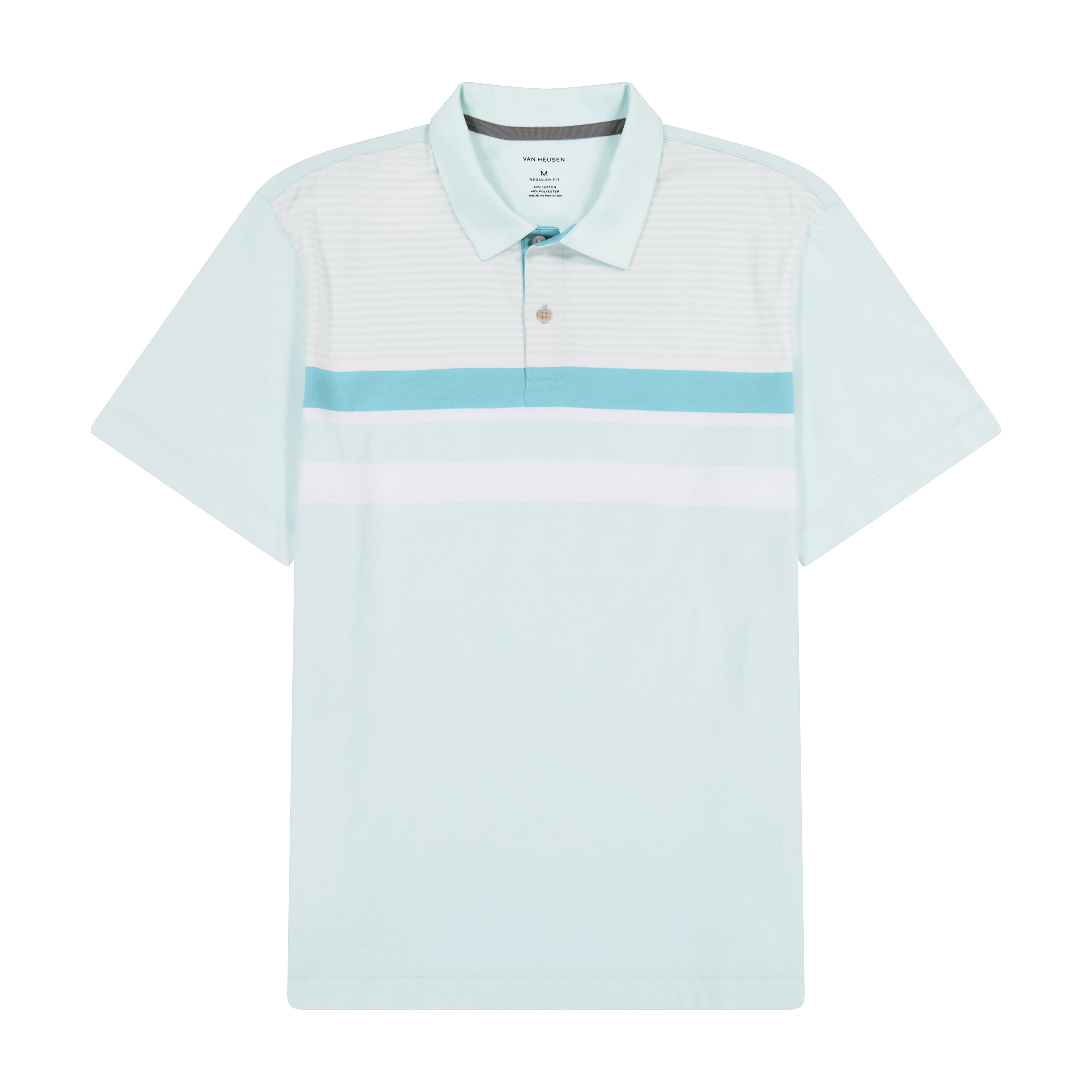 Essential Multi Stripe Cotton Jersey Short Sleeve Polo