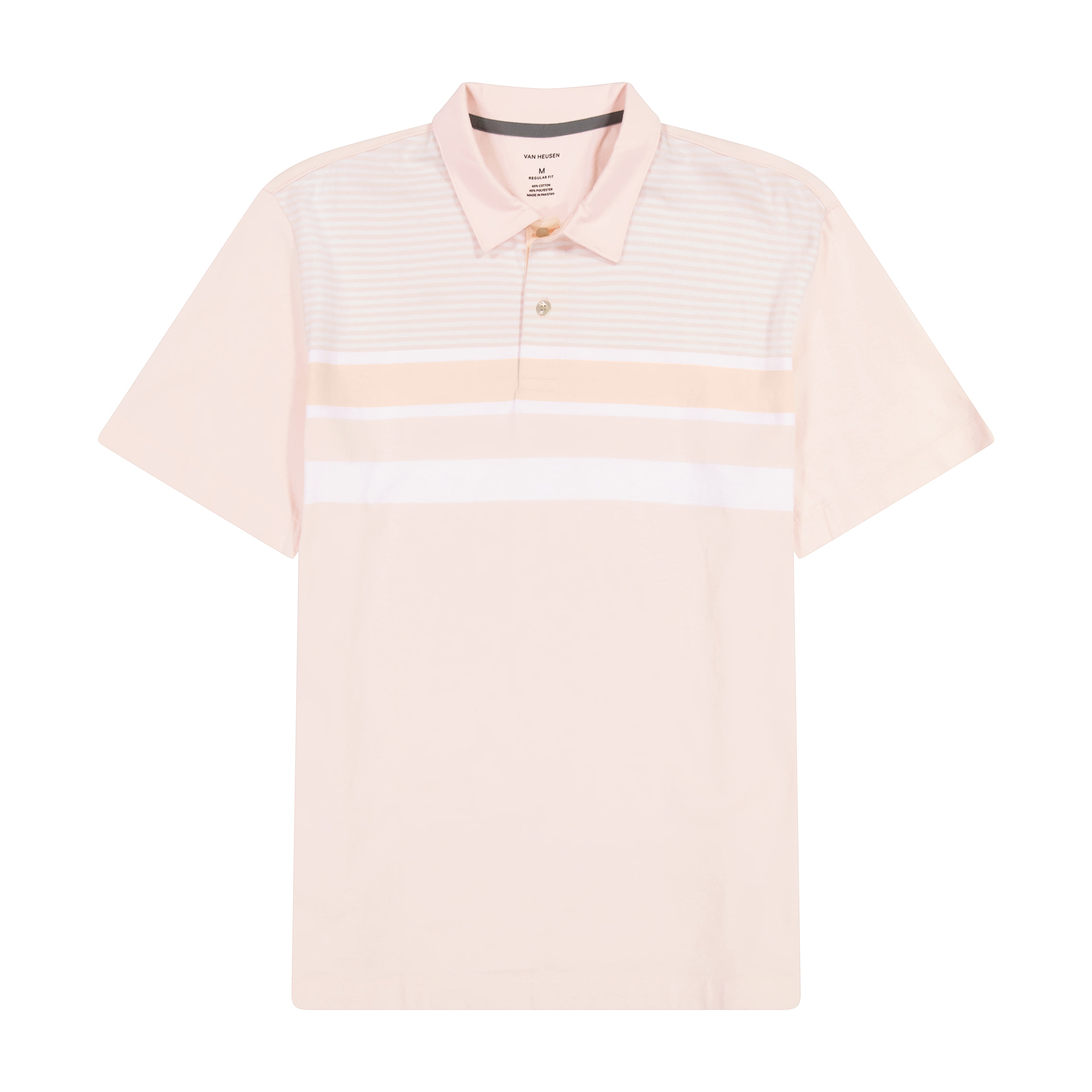 Essential Multi Stripe Cotton Jersey Short Sleeve Polo