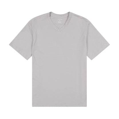 Essential Stain Shield V-Neck Short Sleeve Basic Tee Shirt