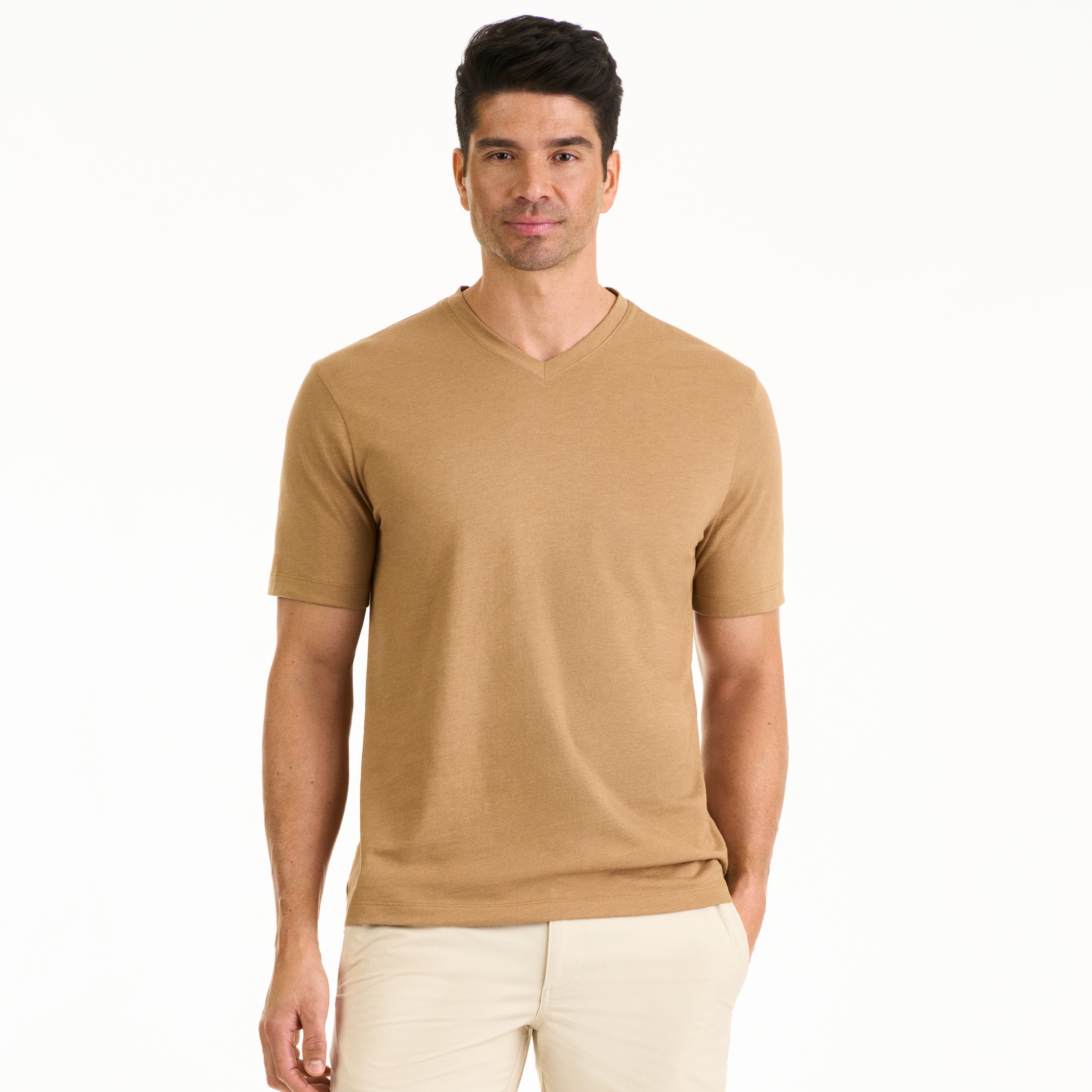 Essential Stain Shield V-Neck - Regular Fit