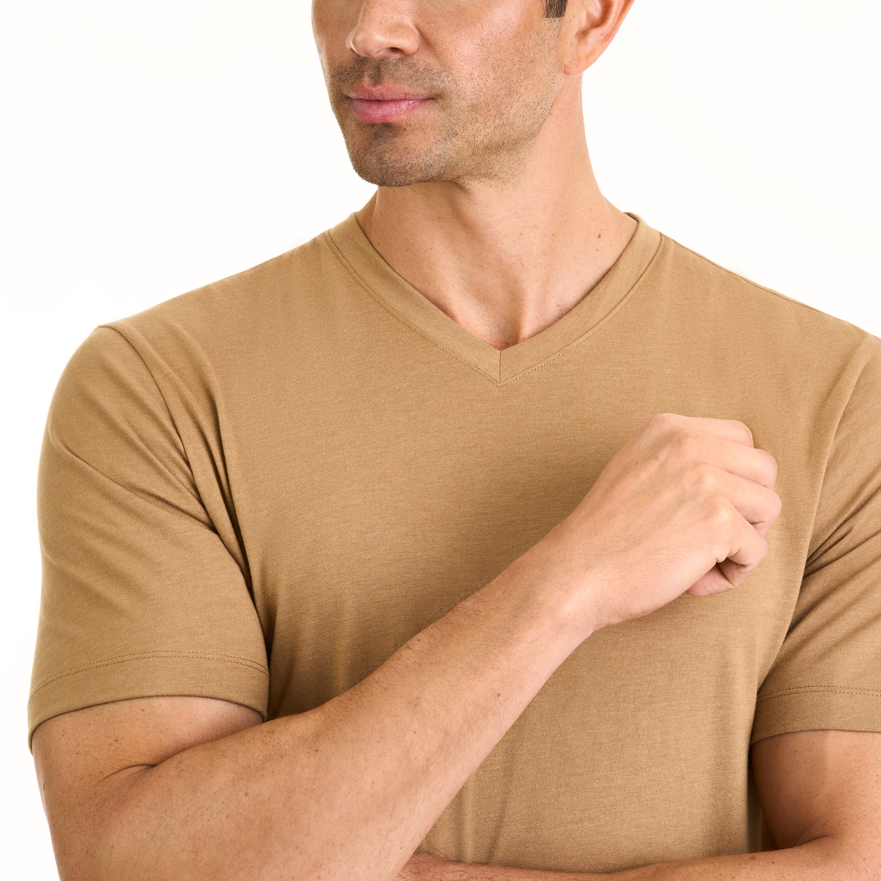 Essential Stain Shield V-Neck - Regular Fit