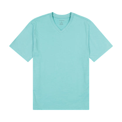 Essential Stain Shield V-Neck Short Sleeve Basic Tee Shirt