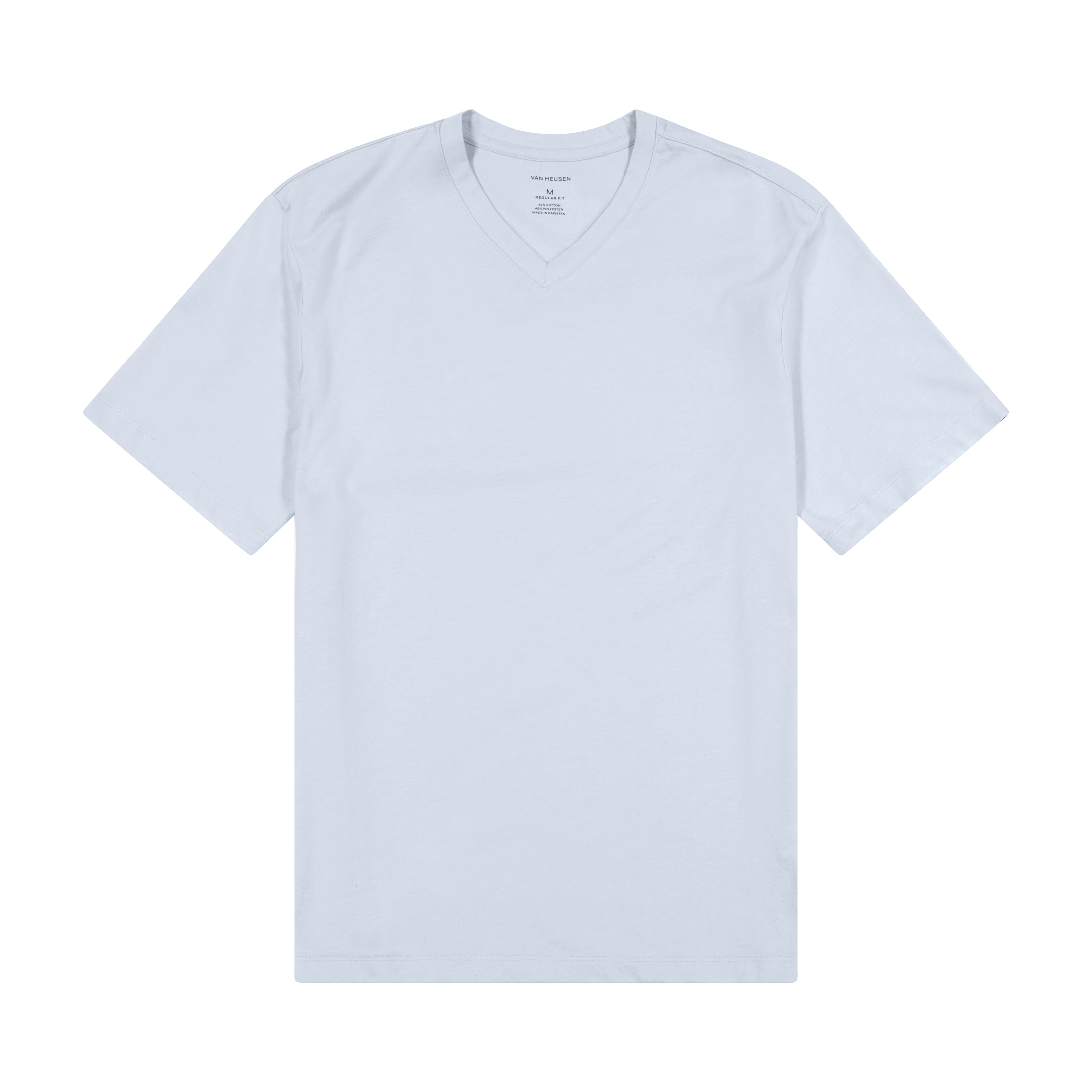 Essential Stain Shield V-Neck Short Sleeve Basic Tee Shirt