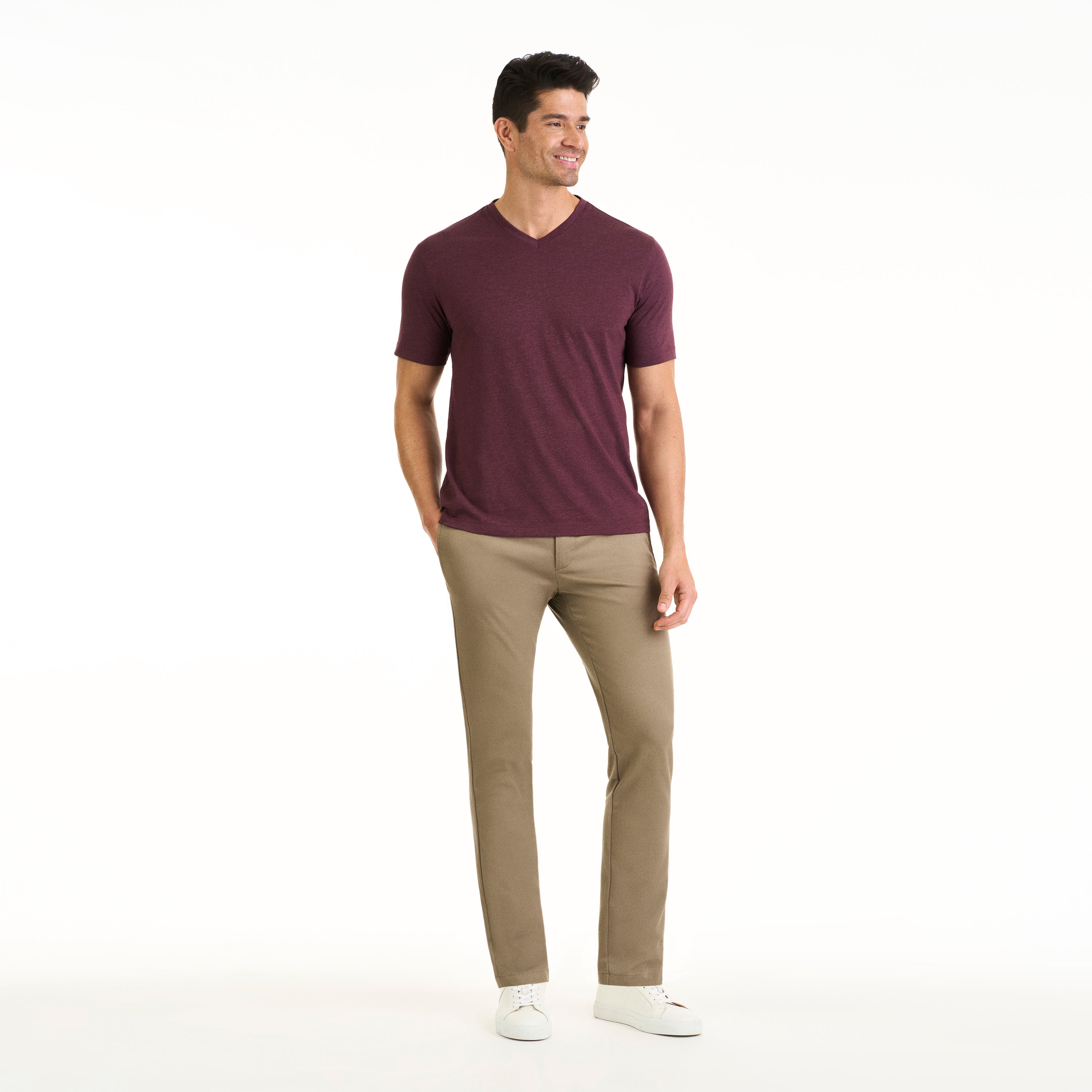 Essential Stain Shield V-Neck - Regular Fit