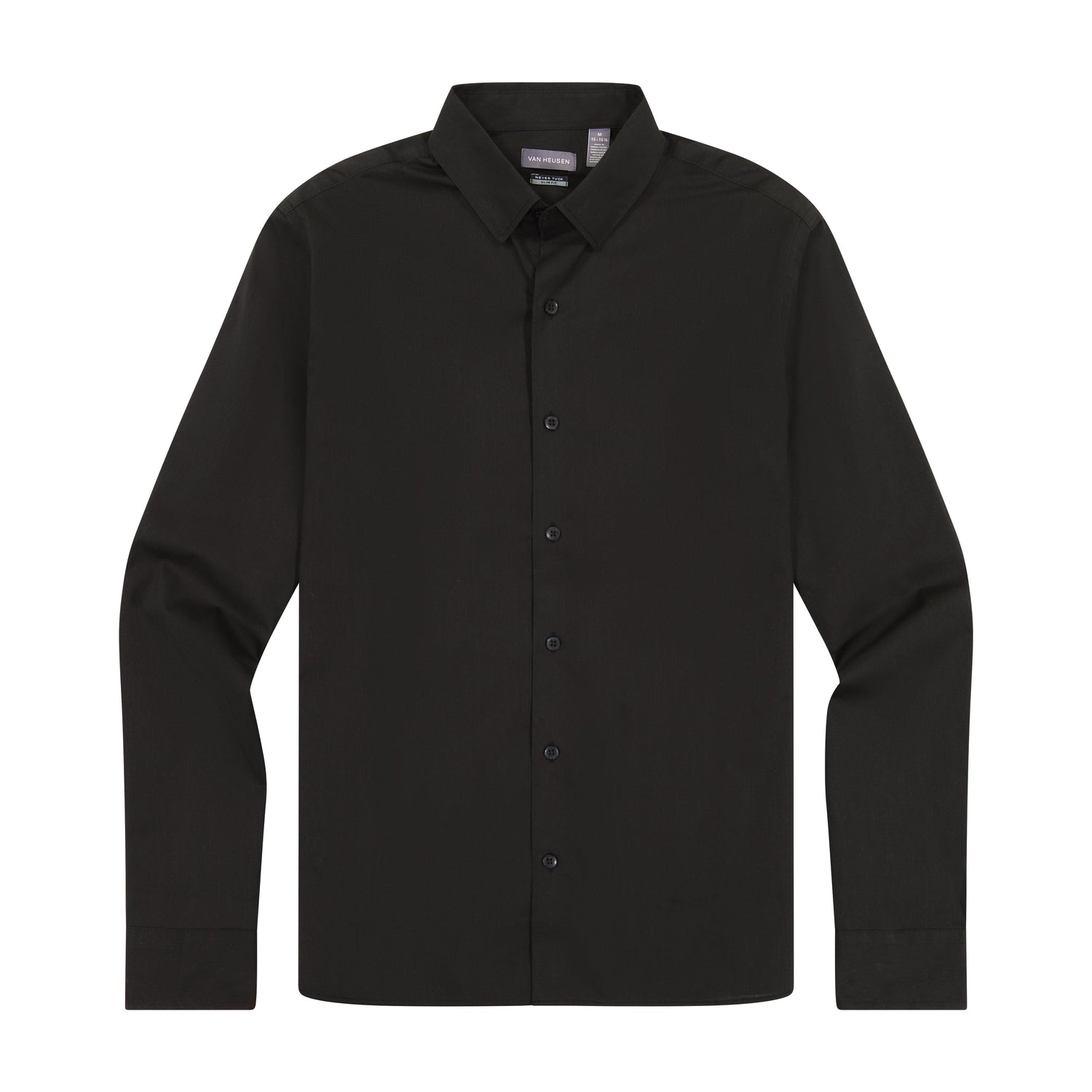 Cronbie Long Sleeve Stain Shield Solid Shirt - Slim Fit