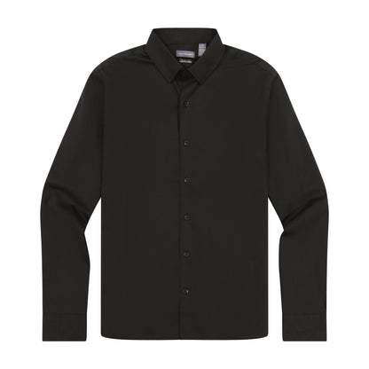 Cronbie Long Sleeve Stain Shield Solid Shirt - Slim Fit
