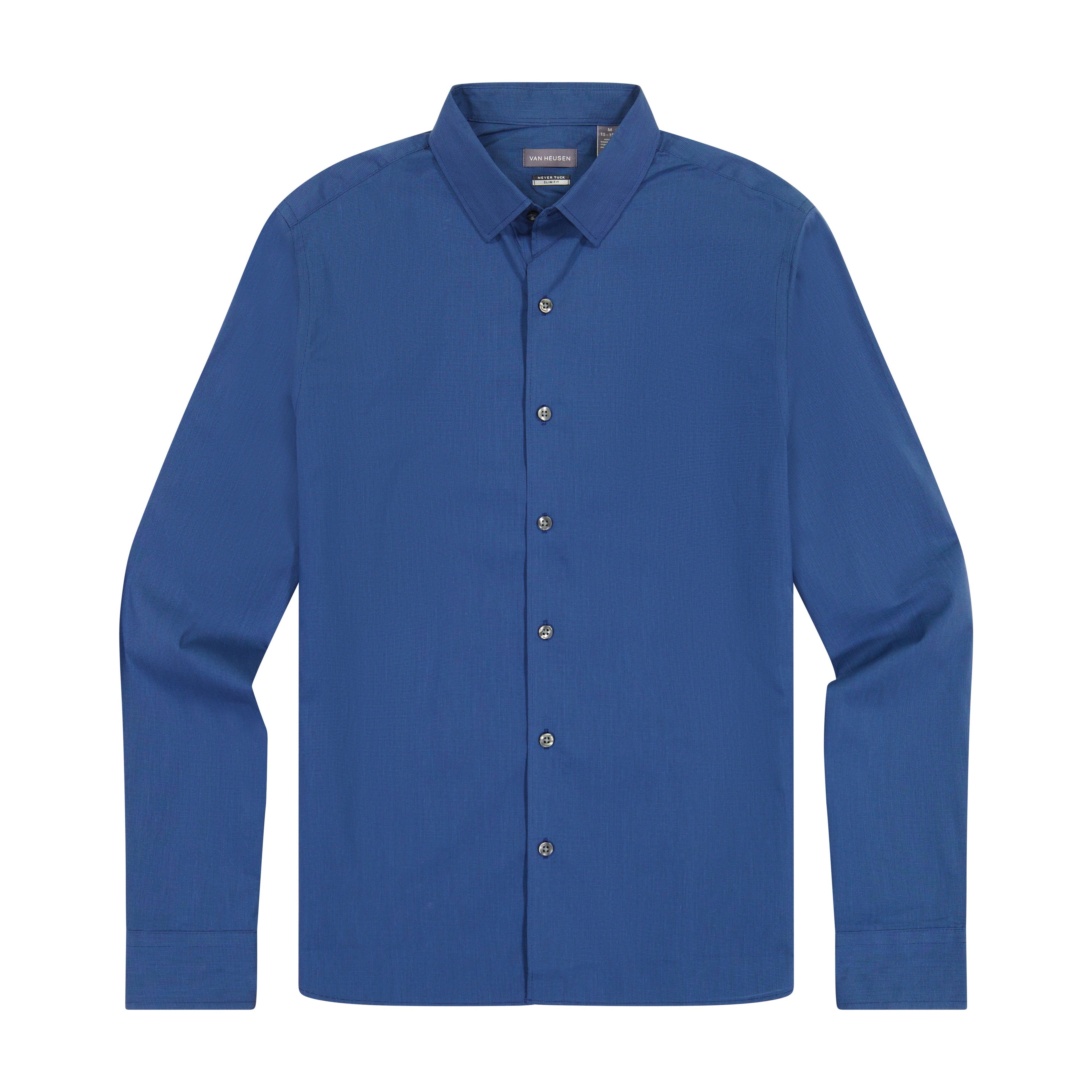 Cronbie Long Sleeve Stain Shield Solid Shirt - Slim Fit