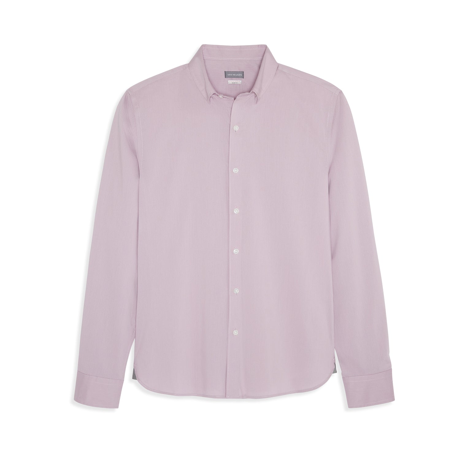 Cronbie Long Sleeve Stain Shield Solid Shirt - Slim Fit
