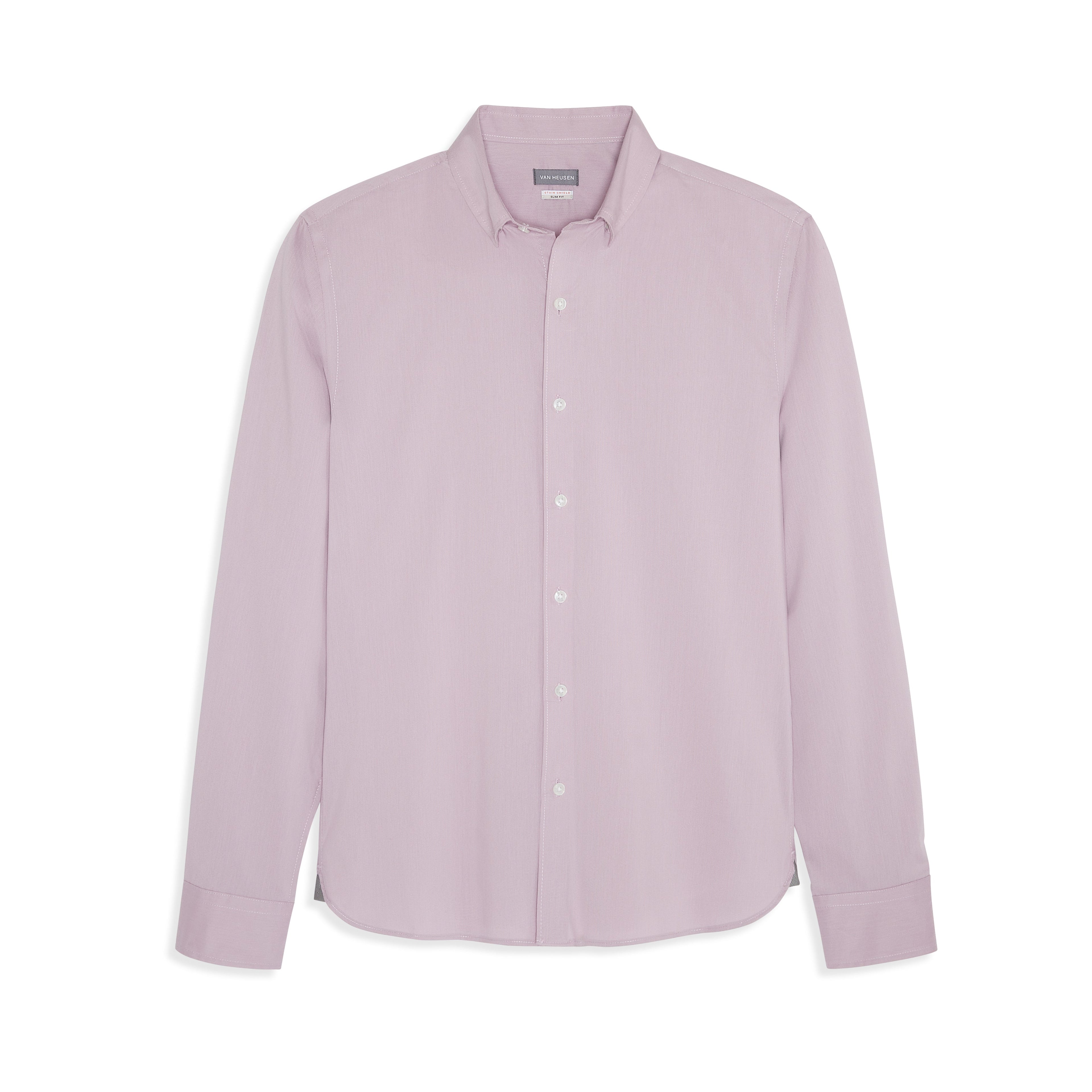 Cronbie Long Sleeve Stain Shield Solid Shirt - Slim Fit