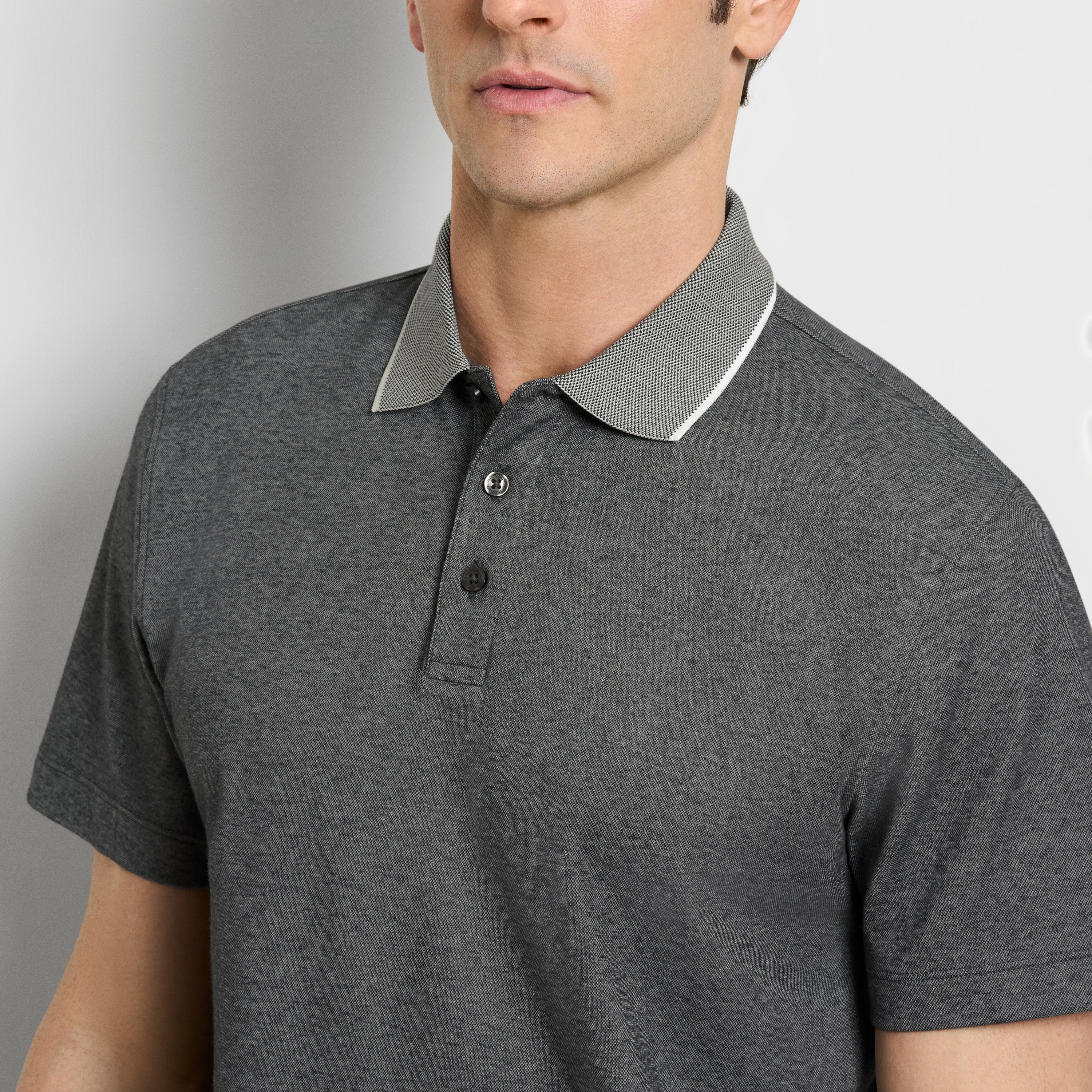 Essential Soft Touch Heather Polo