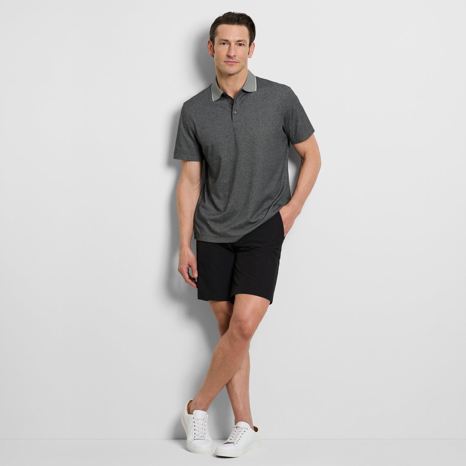 Essential Soft Touch Heather Polo